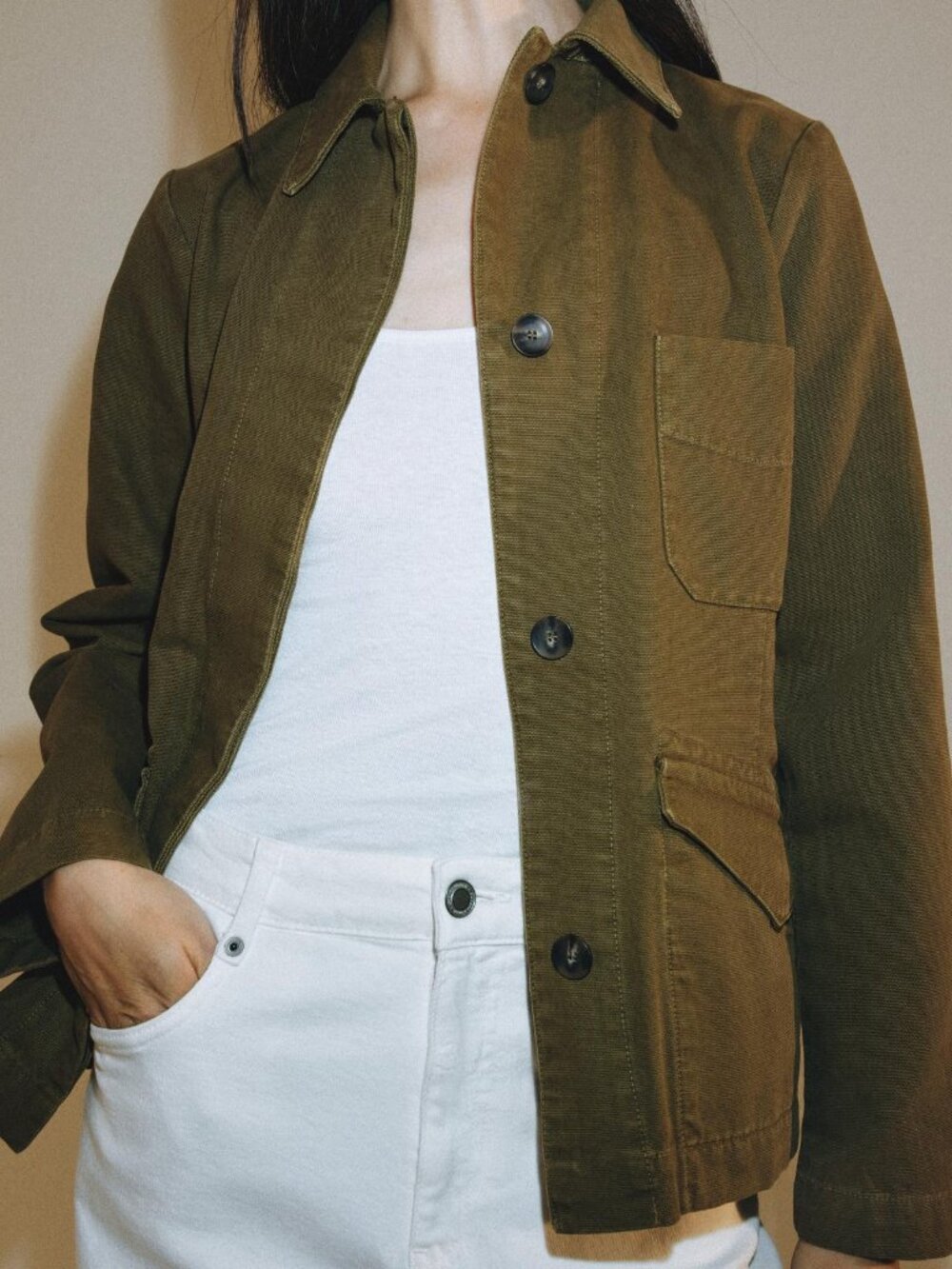 ZARA OLIVE GREEN JACKET